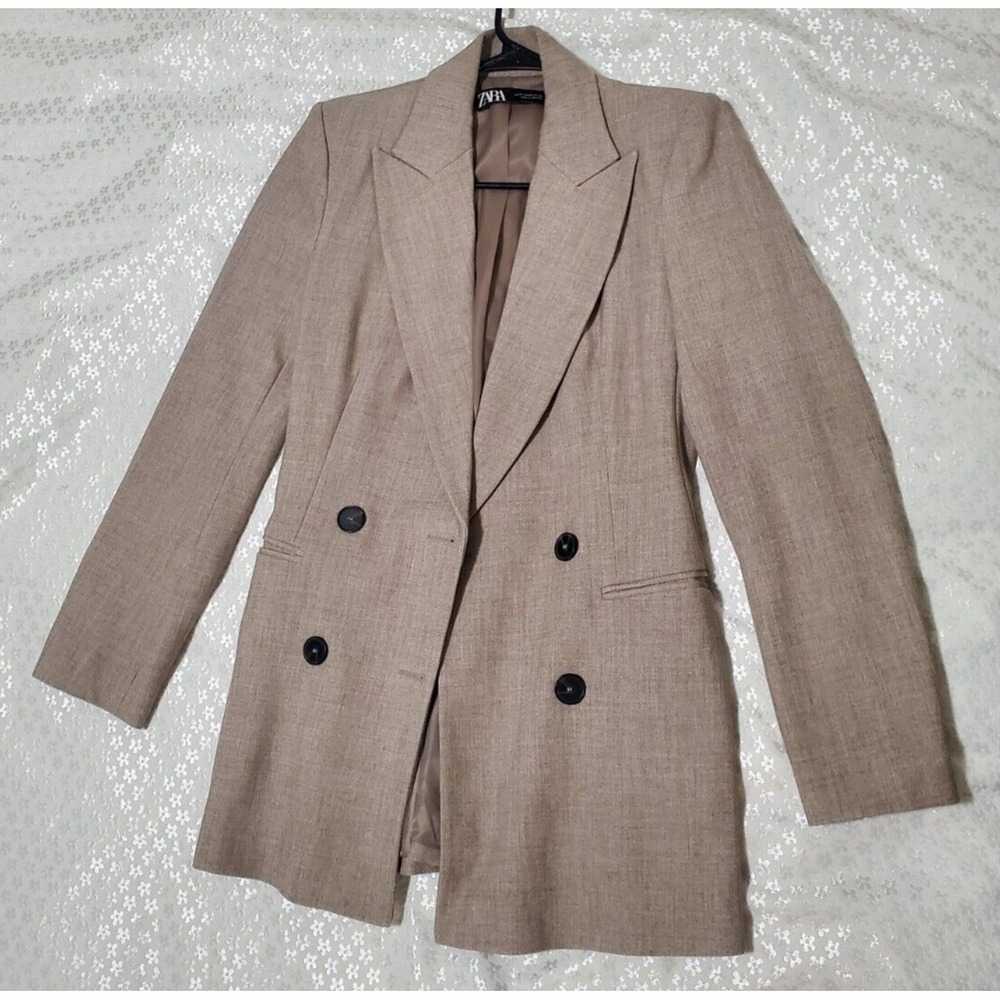 Zara Women's Blazer Grey Size USA XS EUR XS MEX 24